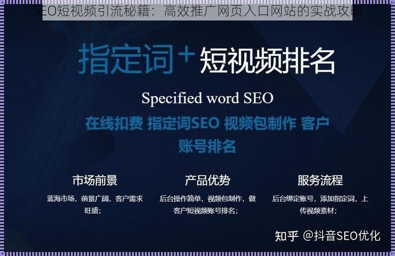 SEO短视频引流秘籍：高效推广网页入口网站的实战攻略