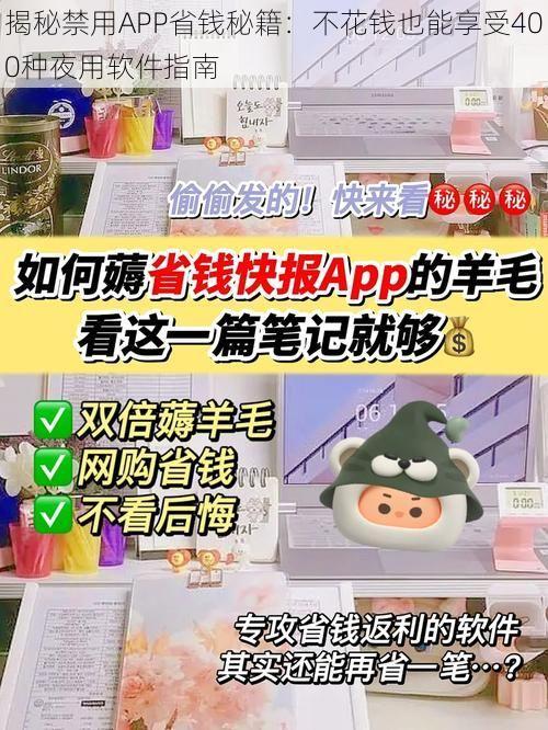 揭秘禁用APP省钱秘籍：不花钱也能享受400种夜用软件指南