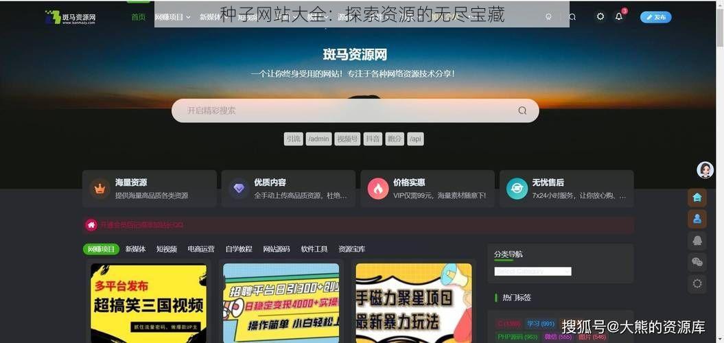 种子网站大全：探索资源的无尽宝藏