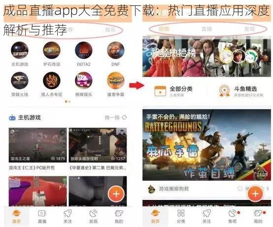 成品直播app大全免费下载：热门直播应用深度解析与推荐