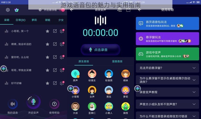 游戏语音包的魅力与实用指南