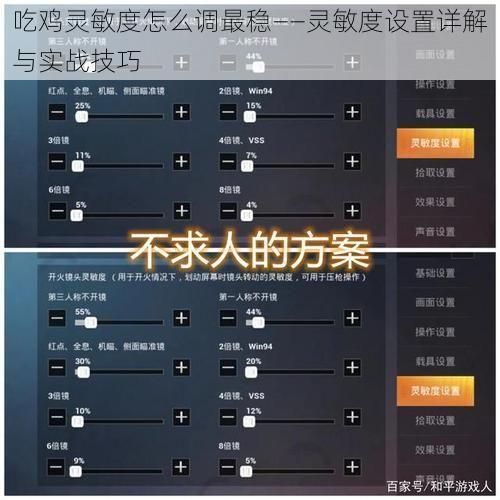吃鸡灵敏度怎么调最稳——灵敏度设置详解与实战技巧