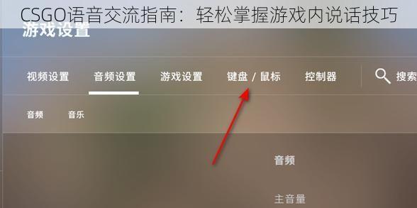 CSGO语音交流指南：轻松掌握游戏内说话技巧