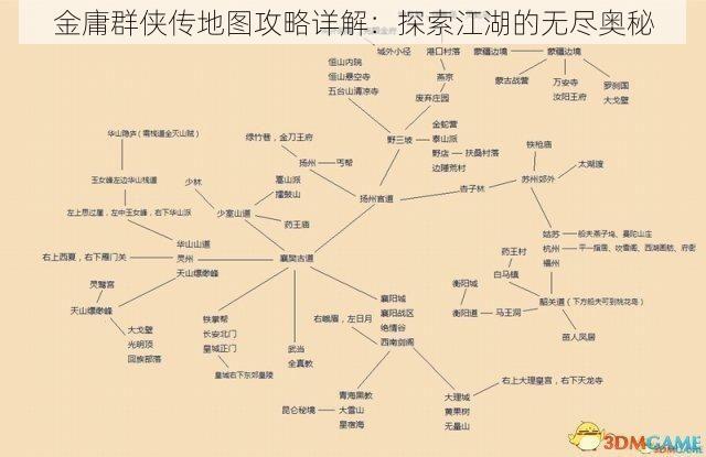 金庸群侠传地图攻略详解：探索江湖的无尽奥秘