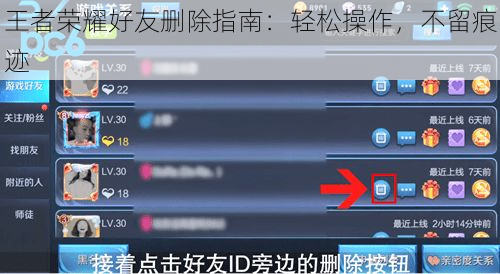 王者荣耀好友删除指南：轻松操作，不留痕迹