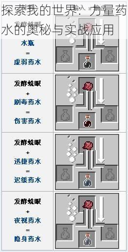 探索我的世界：力量药水的奥秘与实战应用