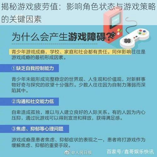 揭秘游戏疲劳值：影响角色状态与游戏策略的关键因素